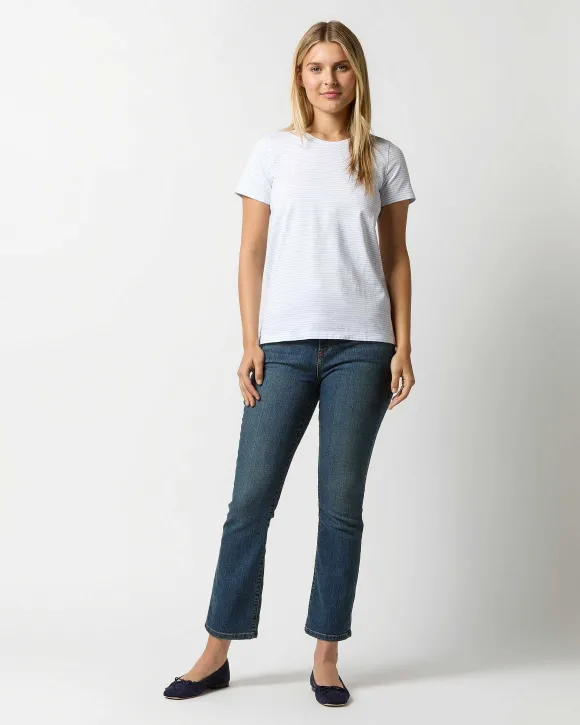 Short-Sleeved Relaxed Tee^Ann Mashburn Cheap