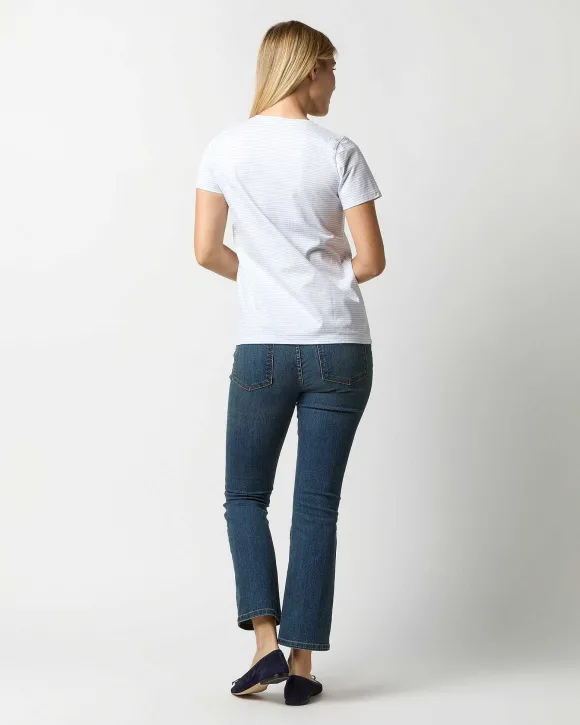 Short-Sleeved Relaxed Tee^Ann Mashburn Cheap