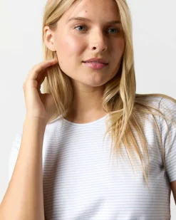Short-Sleeved Relaxed Tee^Ann Mashburn Cheap