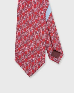 Silk Print Tie^Salvatore Ferragamo Sale