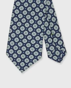 Silk/Linen Print Tie^Sid Mashburn Sale