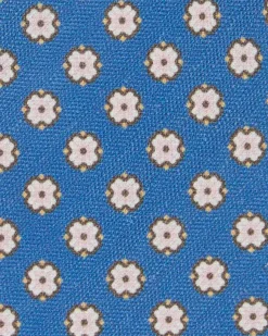 Silk/Linen Print Tie^Sid Mashburn Fashion
