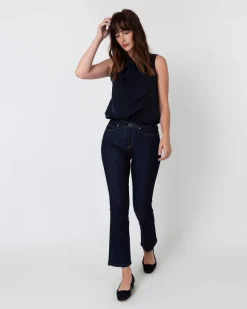 Sleeveless Tie-Neck Blouse^Ann Mashburn Store