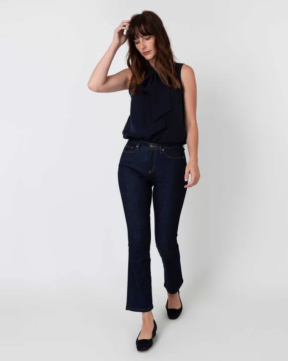 Sleeveless Tie-Neck Blouse^Ann Mashburn Store