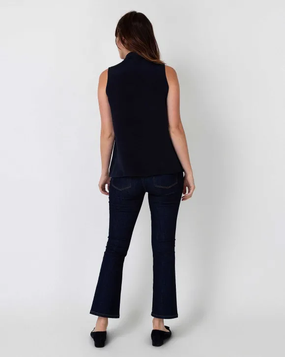Sleeveless Tie-Neck Blouse^Ann Mashburn Store