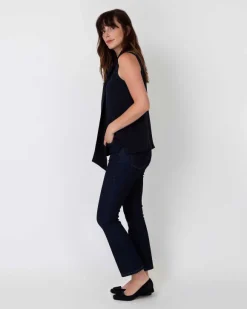 Sleeveless Tie-Neck Blouse^Ann Mashburn Store