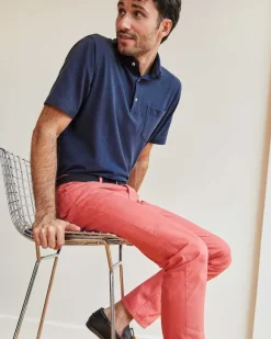 Slim Straight 5-Pocket Pant^Sid Mashburn Clearance