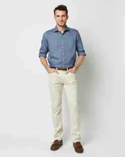 Slim Straight 5-Pocket Pant^Sid Mashburn Store
