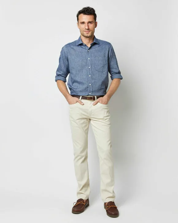 Slim Straight 5-Pocket Pant^Sid Mashburn Store
