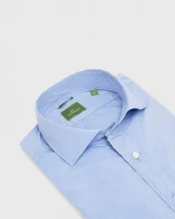 Slim-Fit Spread Collar Sport Shirt^Sid Mashburn Clearance