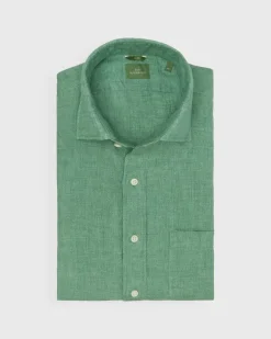 Slim-Fit Spread Collar Sport Shirt^Sid Mashburn Best
