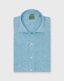 Slim-Fit Spread Collar Sport Shirt^Sid Mashburn Flash Sale