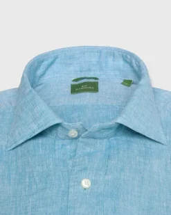 Slim-Fit Spread Collar Sport Shirt^Sid Mashburn Flash Sale