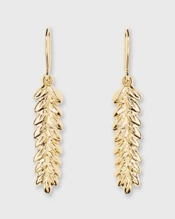 Small Wheat Charm Earrings^Aurélie Bidermann Flash Sale