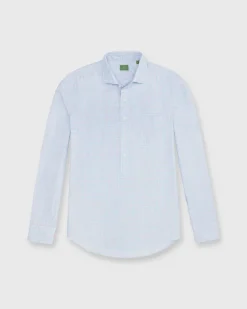 Spread Collar Popover Shirt^Sid Mashburn Cheap