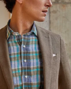 Spread Collar Popover Sport Shirt^Sid Mashburn Hot