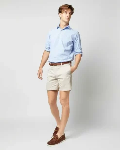 Spread Collar Popover Sport Shirt^Sid Mashburn Fashion