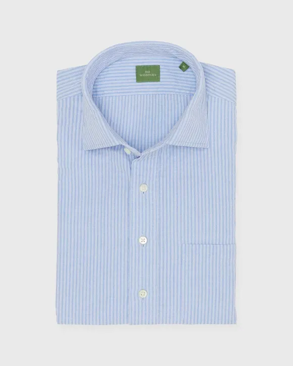 Spread Collar Popover Sport Shirt^Sid Mashburn Fashion
