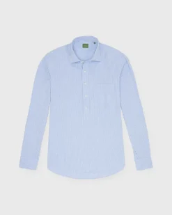 Spread Collar Popover Sport Shirt^Sid Mashburn Fashion