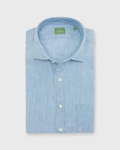 Spread Collar Sport Shirt^Sid Mashburn Fashion
