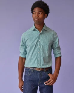 Spread Collar Sport Shirt^Sid Mashburn Store