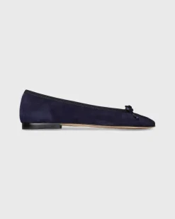 Square-Toe Ballet Flat^Ann Mashburn Flash Sale