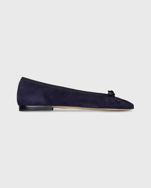 Square-Toe Ballet Flat^Ann Mashburn Flash Sale