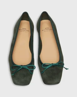 Square-Toe Ballet Flat^Ann Mashburn Shop