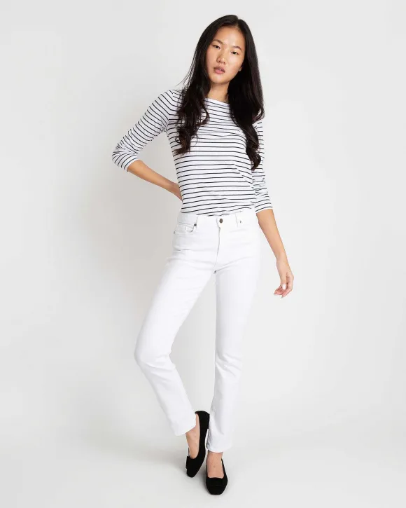 Straight Leg 5-Pocket Jean^Ann Mashburn New
