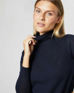 Superfine Funnel-Neck Sweater^Ann Mashburn Fashion