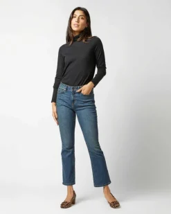 Superfine Funnel-Neck Sweater^Ann Mashburn Flash Sale