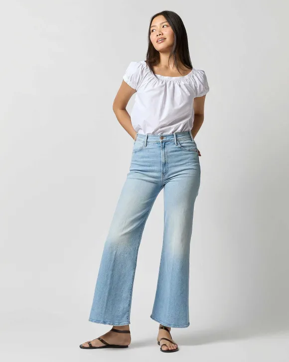 The Hustler Roller Flood Jean^Mother Denim Clearance