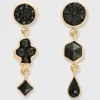 Three Charm Moving Drop Earrings^Grainne Morton Shop