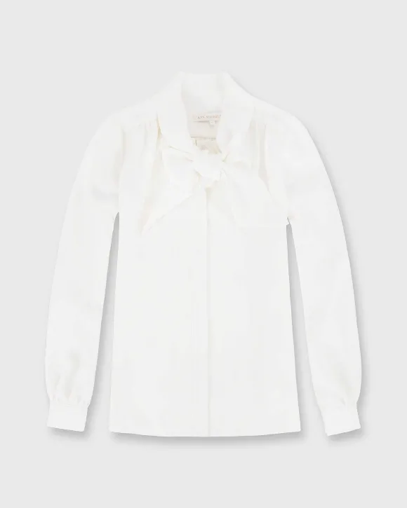 Tie-Neck Blouse^Ann Mashburn Best Sale