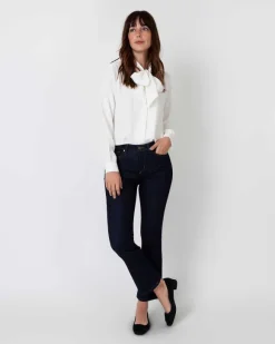 Tie-Neck Blouse^Ann Mashburn Best Sale