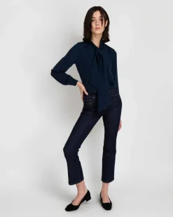 Tie-Neck Blouse^Ann Mashburn Discount