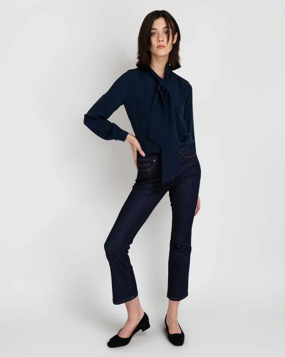 Tie-Neck Blouse^Ann Mashburn Discount