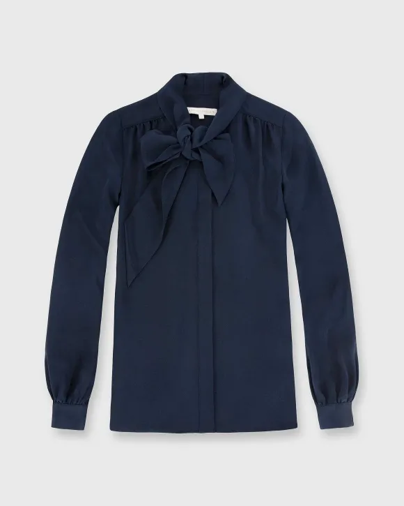 Tie-Neck Blouse^Ann Mashburn Discount