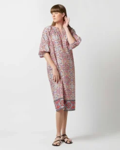 Trapunto Blouson Dress^Ann Mashburn Store