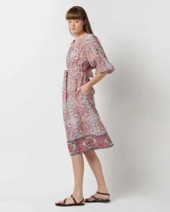 Trapunto Blouson Dress^Ann Mashburn Store