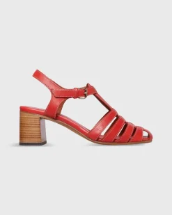 T-Strap Block Heel^Ann Mashburn New