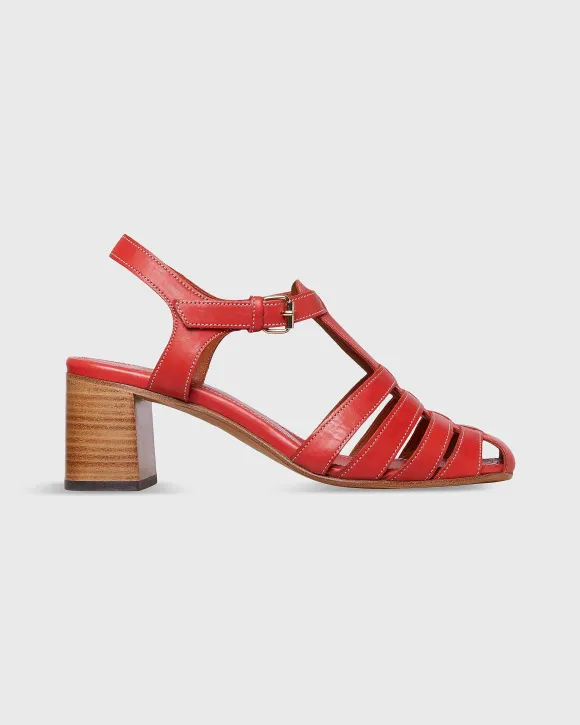 T-Strap Block Heel^Ann Mashburn New