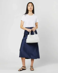Wide Woven Satchel Bag^Ann Mashburn Fashion