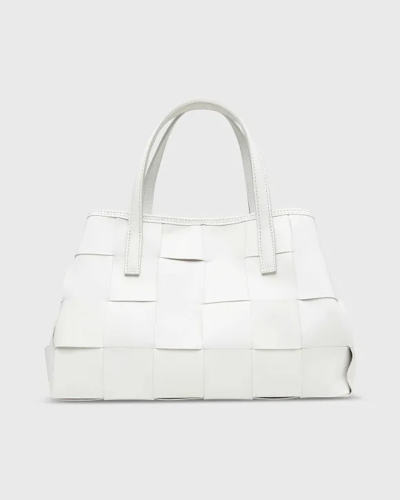 Wide Woven Satchel Bag^Ann Mashburn Fashion