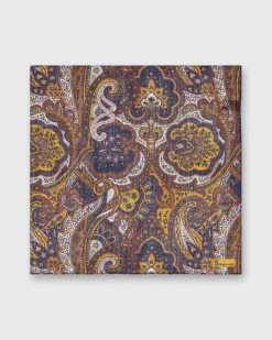 Wool/Silk Pocket Square^Petronius Best