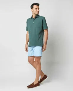 Zip-Front Mid-Length Swim Short^Sid Mashburn Cheap